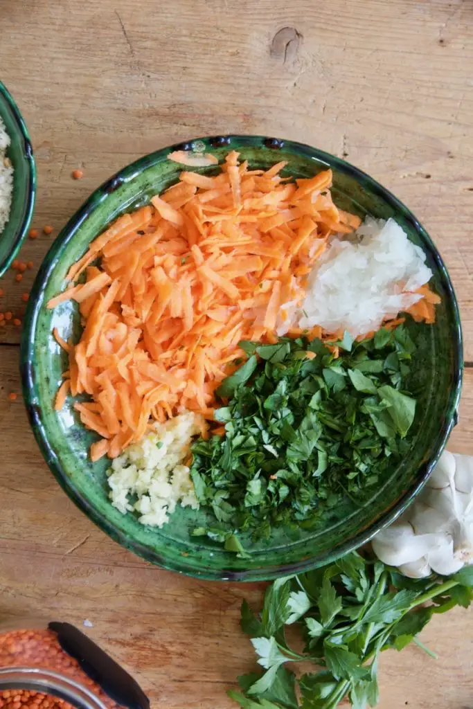 Kuku Dal Adas - Rote Linsen Bratlinge کوکوی دال عدس