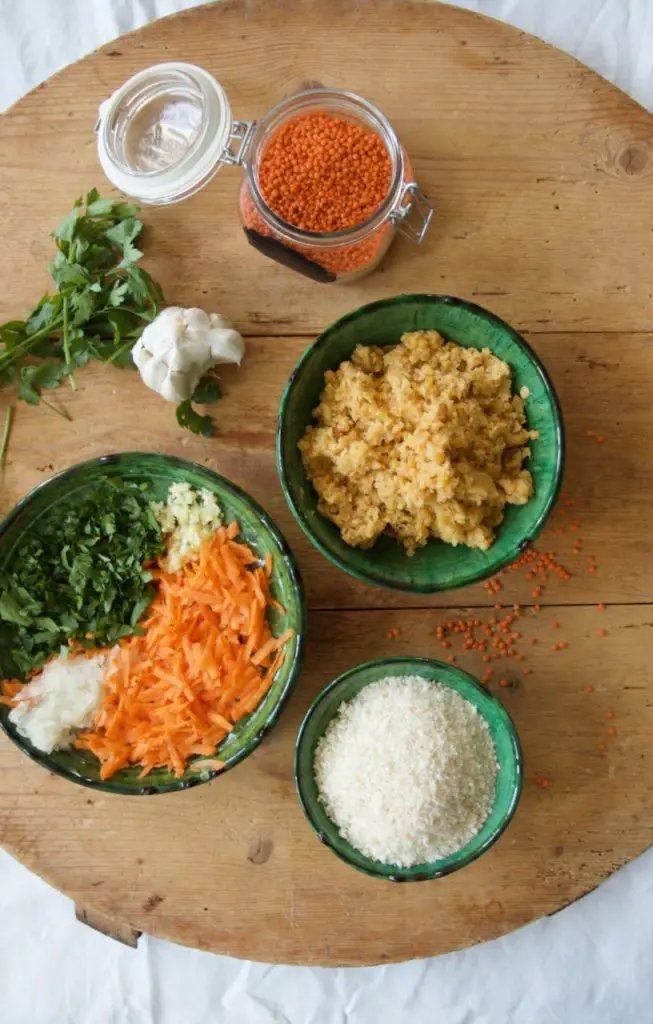 Kuku Dal Adas - Rote Linsen Bratlinge کوکوی دال عدس