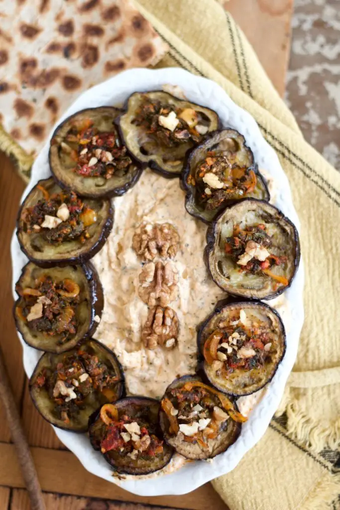 Borani Bademjan - Persischer Auberginen-Dip بورانی بادمجان