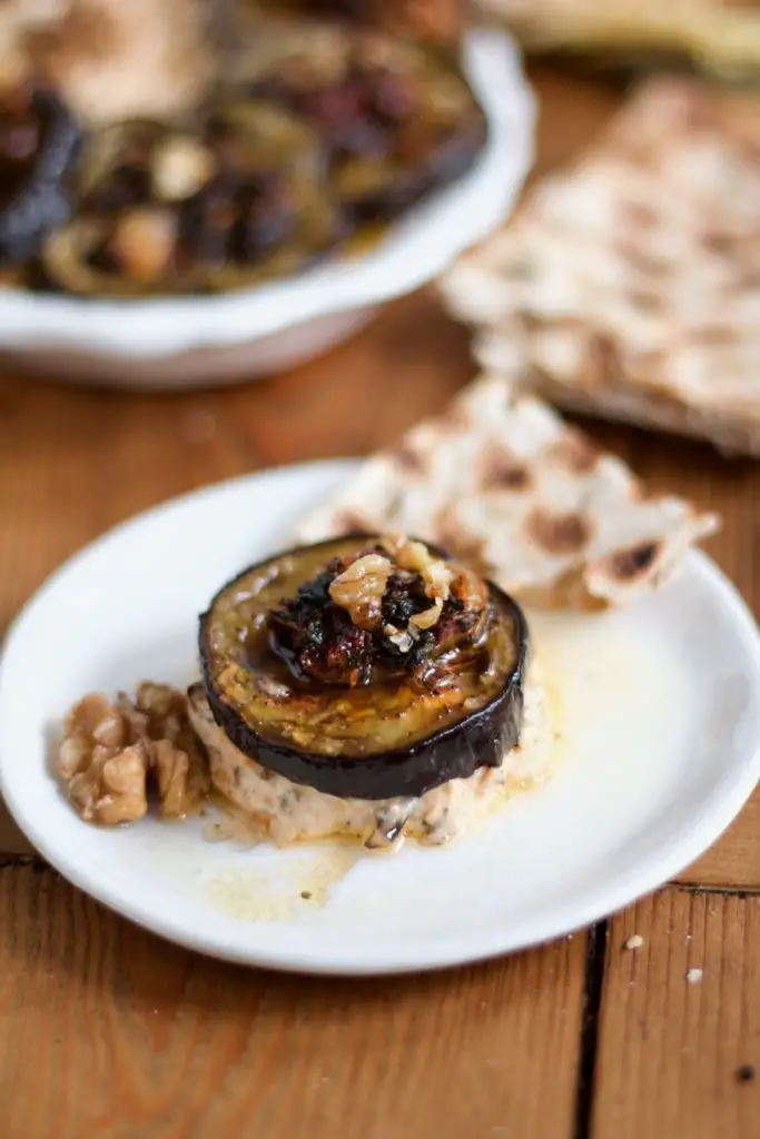 Borani Bademjan - Persischer Auberginen-Dip بورانی بادمجان