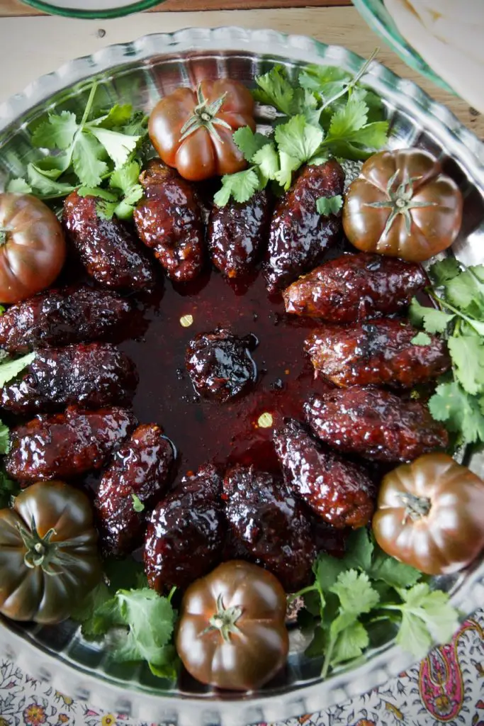 Kabab-e Zardak -Lammhack in Traubensirup کباب زردک