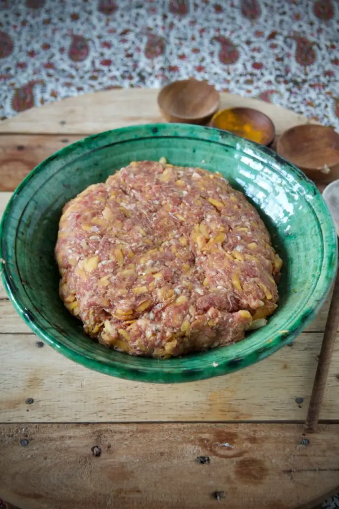 Kabab-e Zardak -Lammhack in Traubensirup کباب زردک