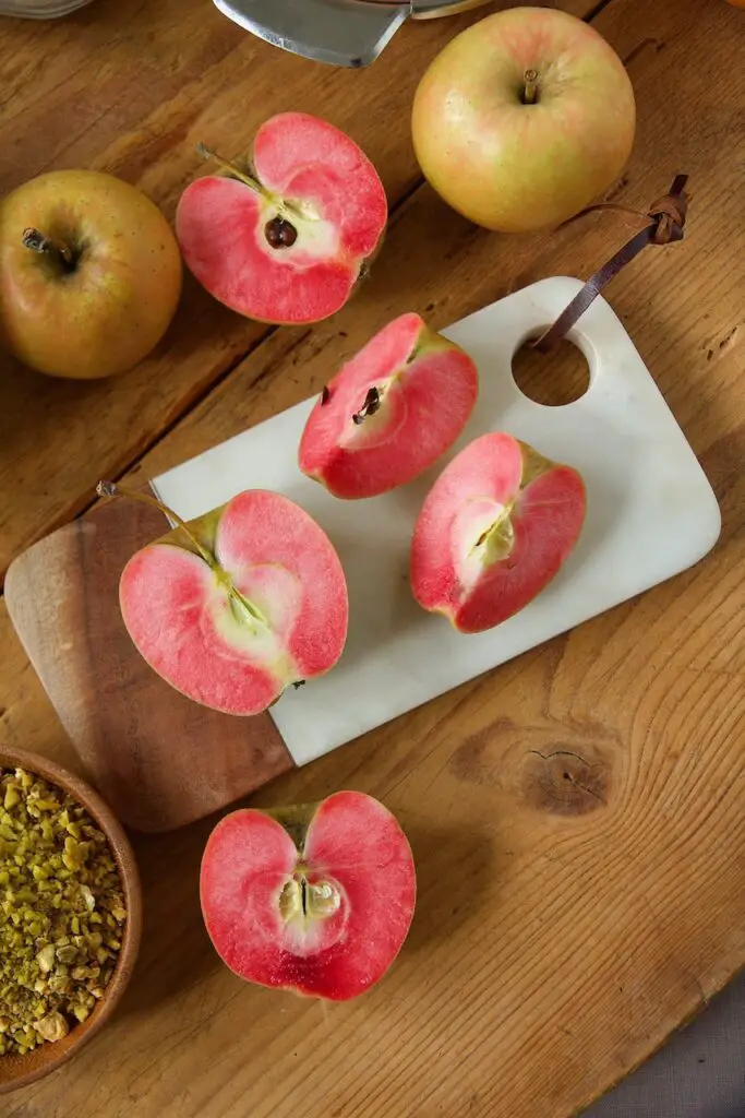 Cake Sib - persischer Apfelkuchen mit Pistazien کیک سیب
