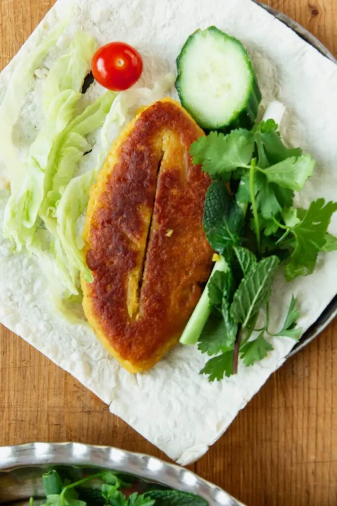 Kotlet Shirazi - Vegane Kartoffelküchlein کتلت شیرازی