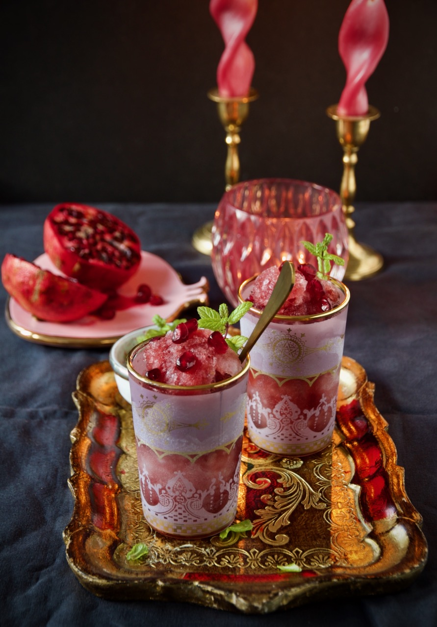 Yakh dar Behesht-e Anar - Persian Pomegranate Granité یخ در بهشت انار ...