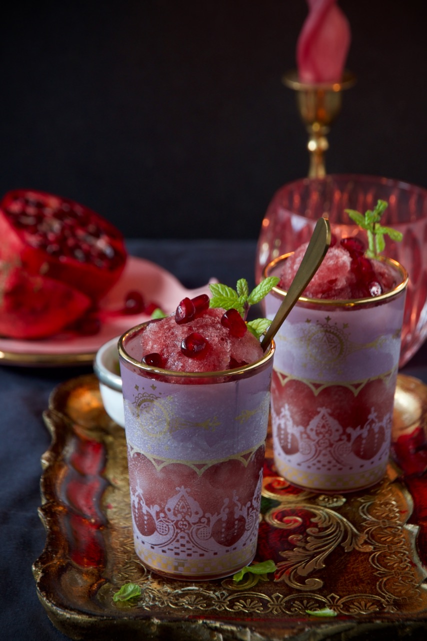 Yakh dar Behesht-e Anar - Persian Pomegranate Granité یخ در بهشت انار ...