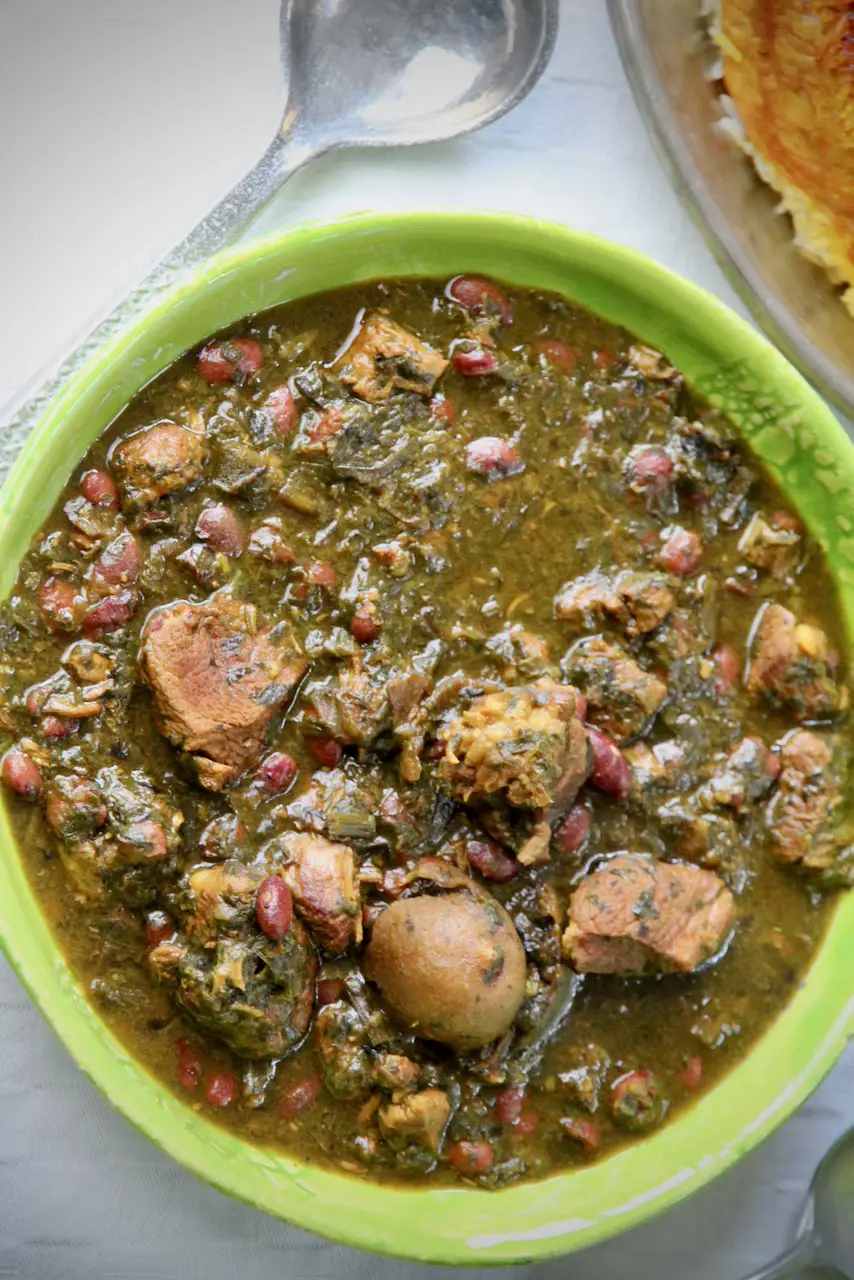 Ghorme Sabzi – Persian beef and fresh herb stew