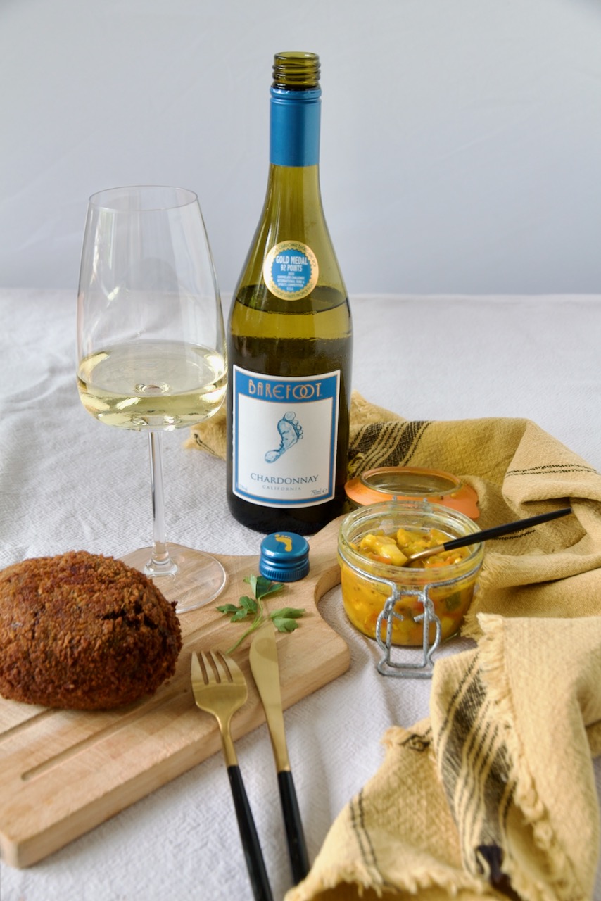 Haggis Scotch Eggs and with Barefoot Wine to London
