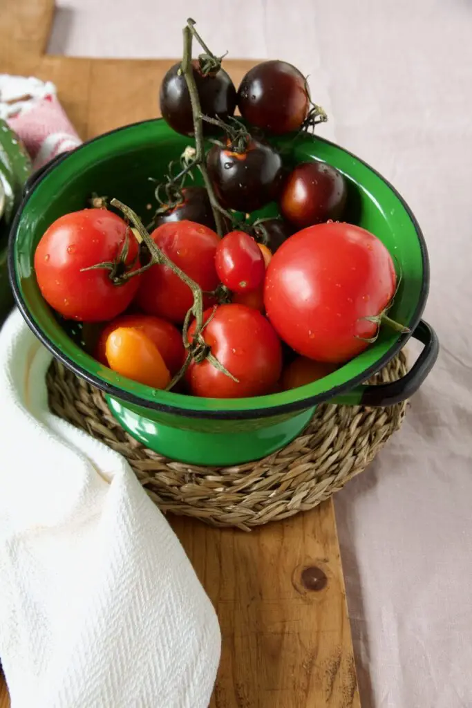 Tomato Salad with Pomegranate-Sumac Dressing