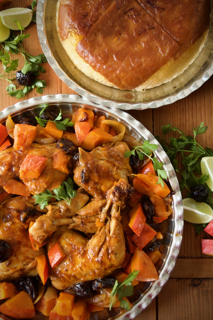 Khoresht-e Kadu Halvai – Pumpkin and Chicken Pan خورش کدو حلوایی