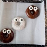 Pumpkin Donut Ghosts and Monsters for Halloween