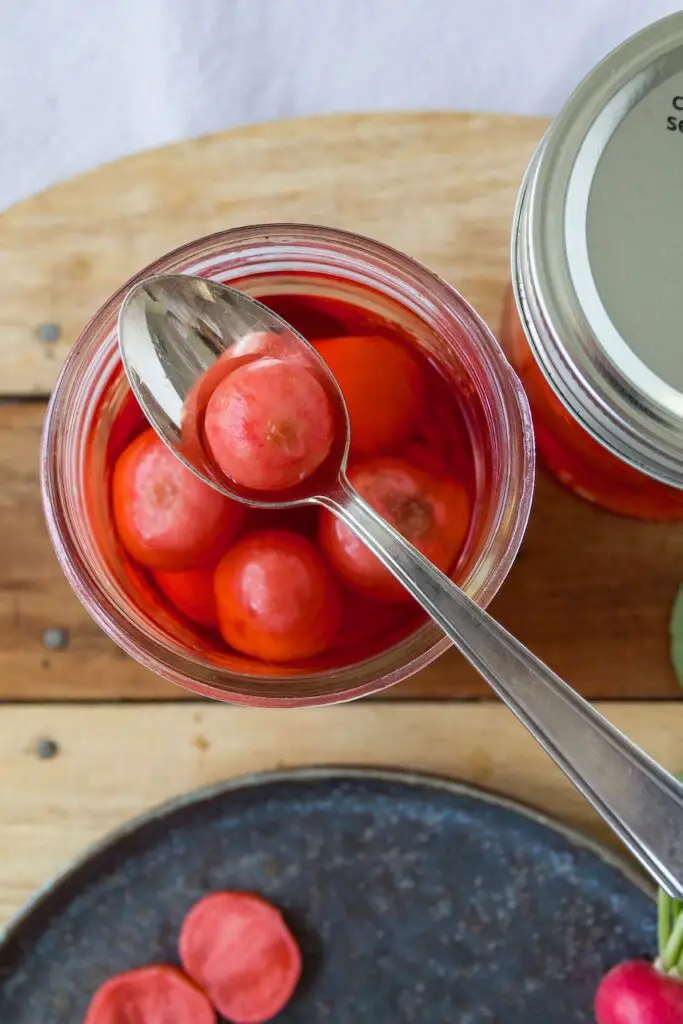 Torshi Torobche - Quick Pickled Radishes ترشی تربچه