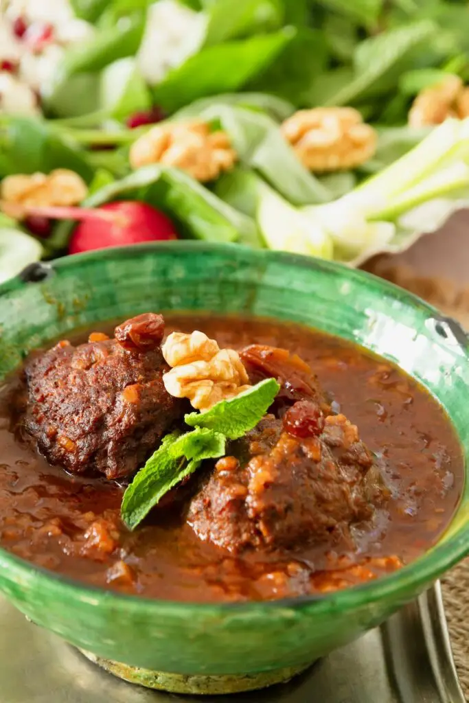 Koofteh Kermanshahi - Persian stuffed meatballs