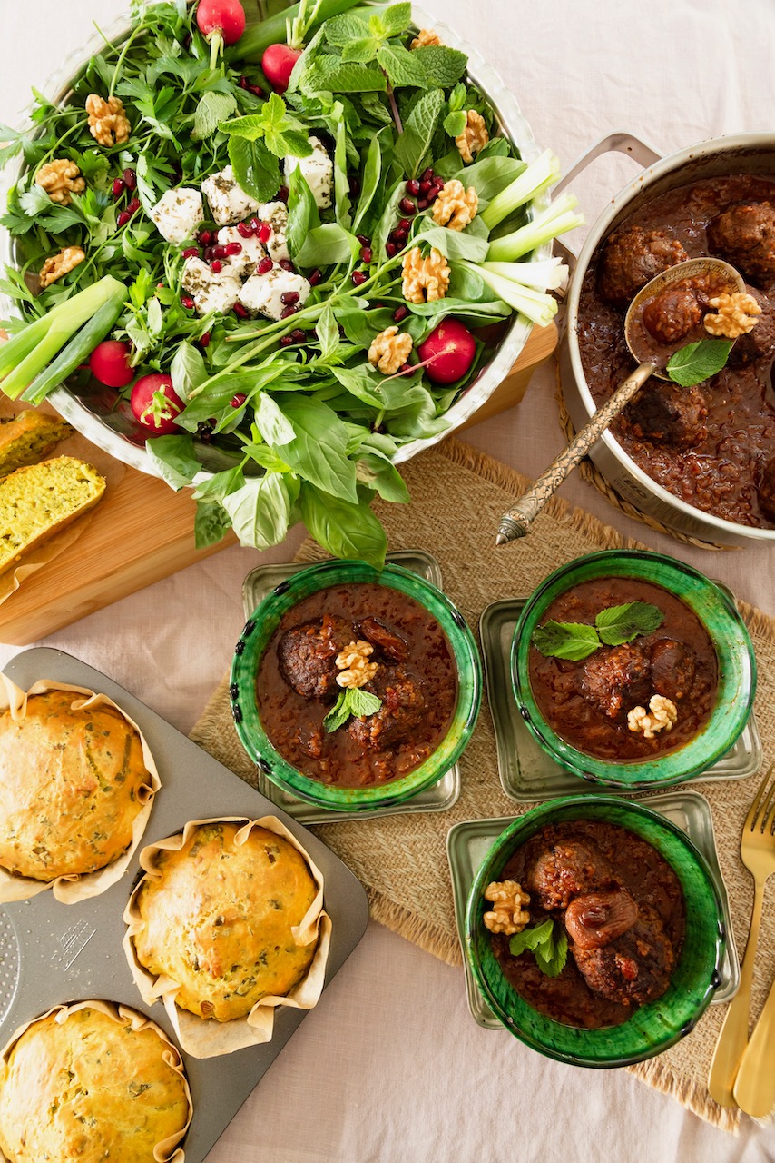 Koofteh Kermanshahi - Persian stuffed meatballs