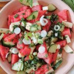 Salad-e Panir o Hendevaneh - Persian Watermelon and Feta Salad