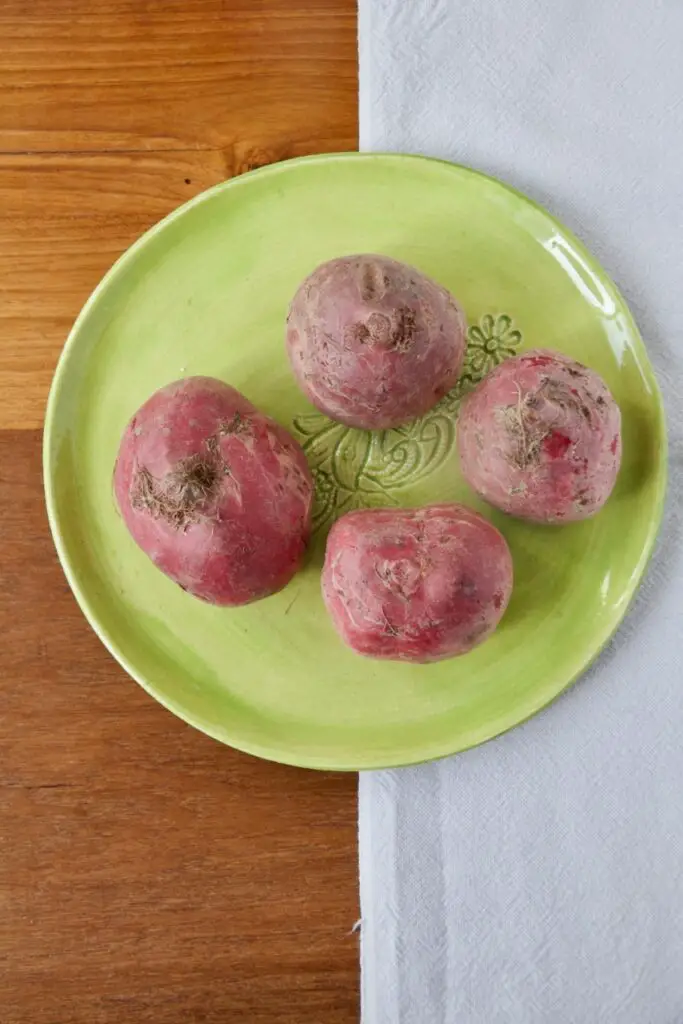 Heirloom Beet Carpaccio with Feta and Walnuts