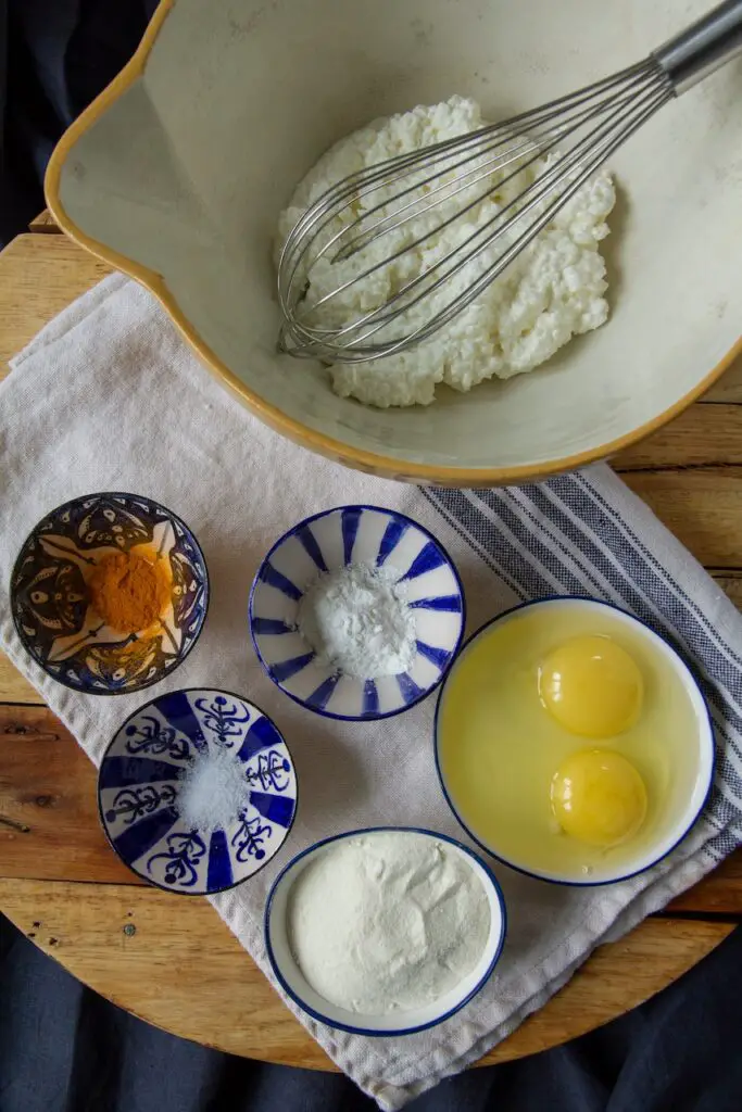 Cottage Cheese Bread with Turmeric