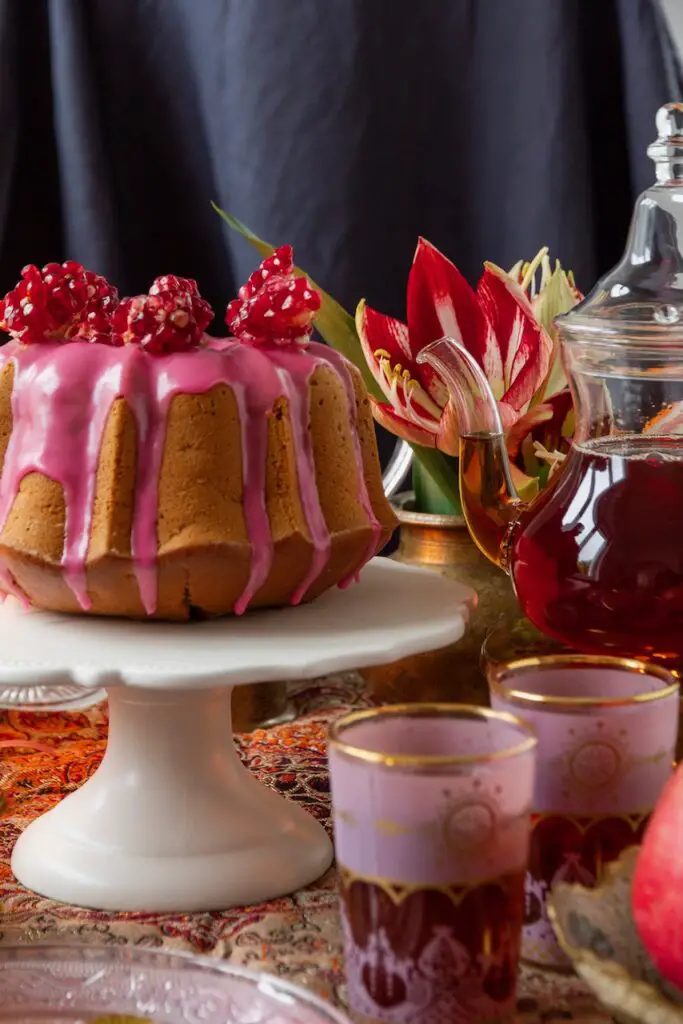 Pomegranate Bundt Cake