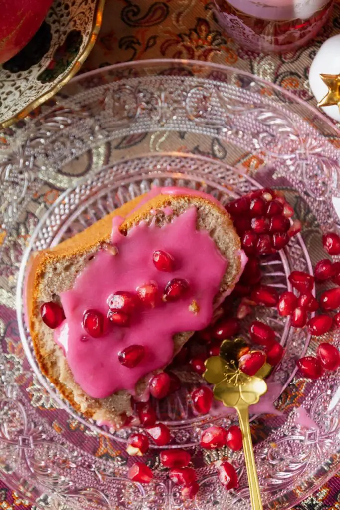 Pomegranate Bundt Cake