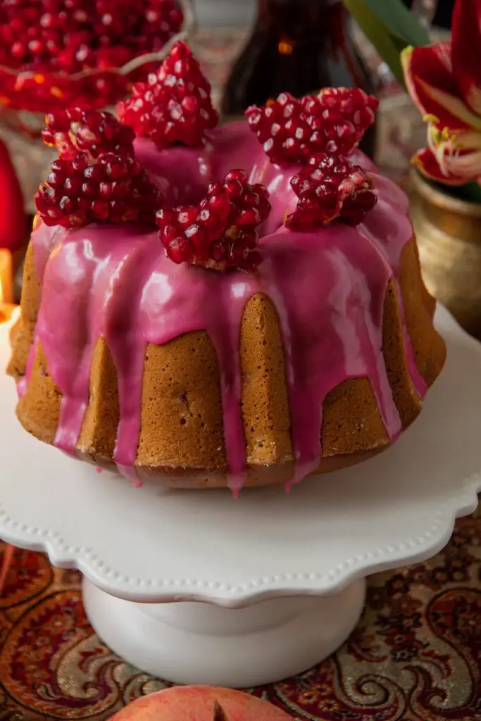 Pomegranate Bundt Cake