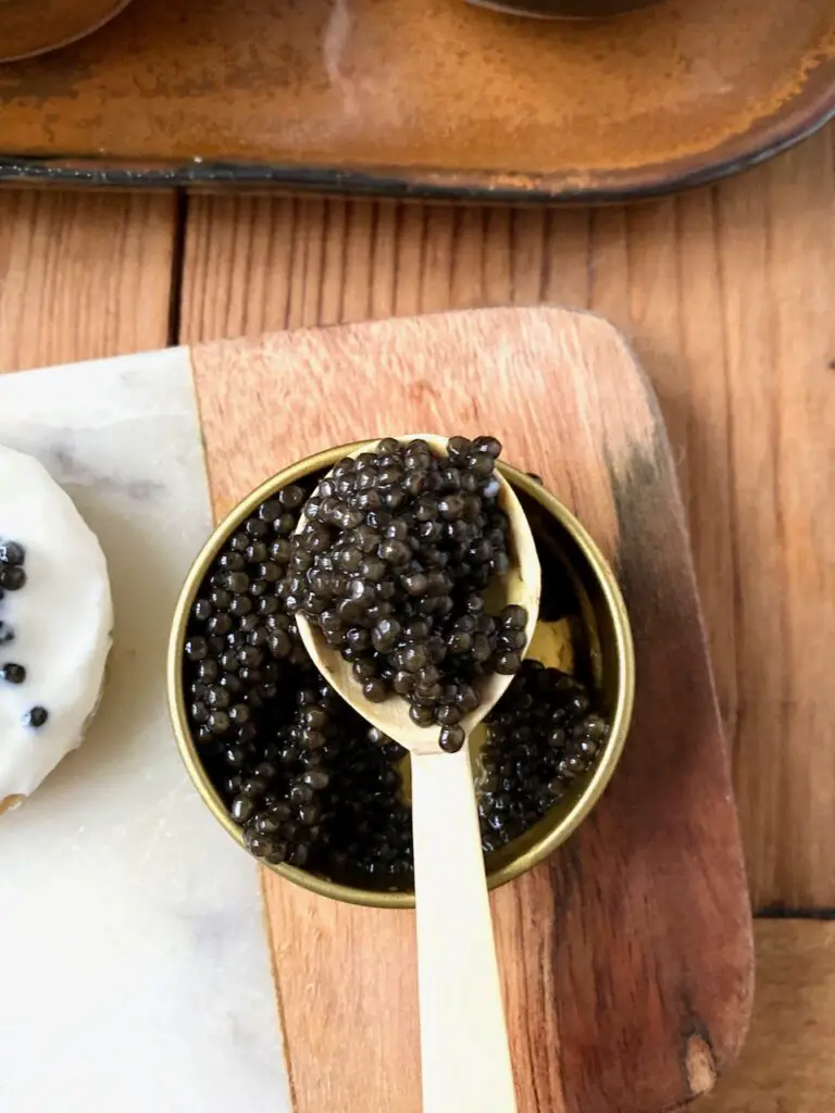 Blinis with Caviar and Champagne