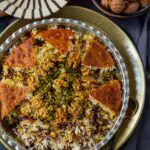 Gerdoo Polo – Walnut Rice with Barberries, Raisins and Saffron