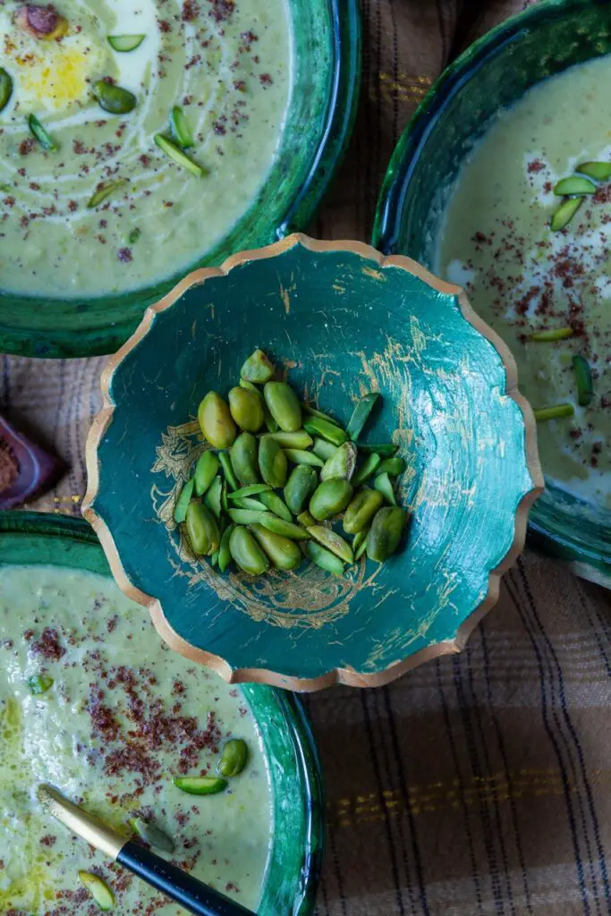 Soup-e-Pesteh – Persian Pistachio Soup