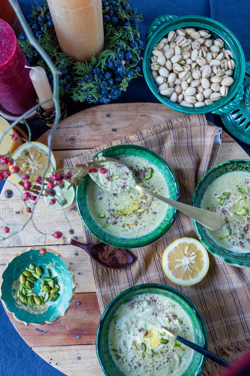 Soup-e-Pesteh – Persian Pistachio Soup