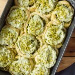 Pistachio Rolls with Creamy Pistachio Frosting