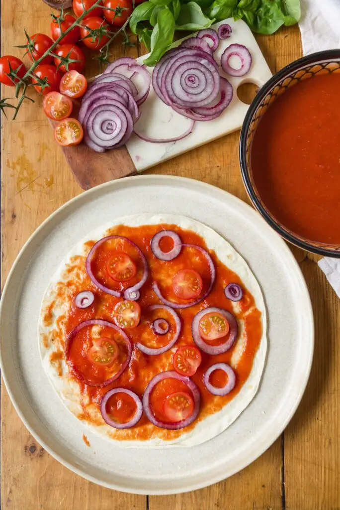 Quick Lavash Flatbread Pizza from the Oven