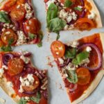 Quick Lavash Flatbread Pizza from the Oven