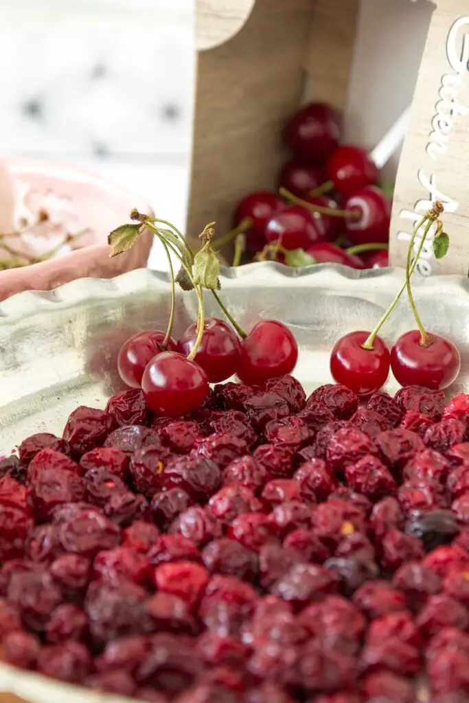 Albaloo Khoshk – Dried Sour Cherries from the Airfryer