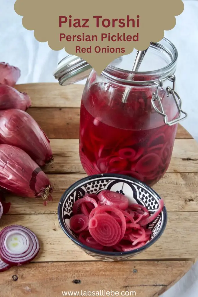 Piaz Torshi – Persian Pickled Red Onions
