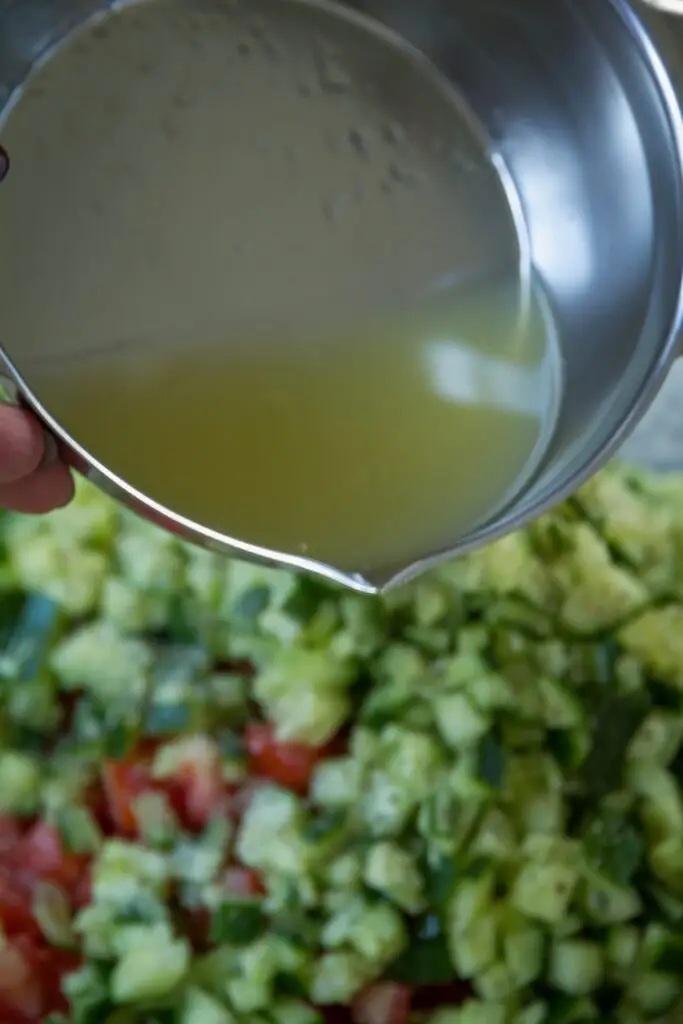 Shirazi Salad – Authentic Persian Recipe with 3 Dressing Options
