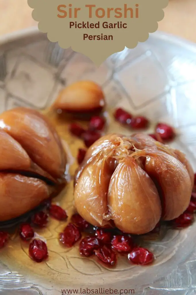 Sir Torshi – Persian Pickled Garlic 