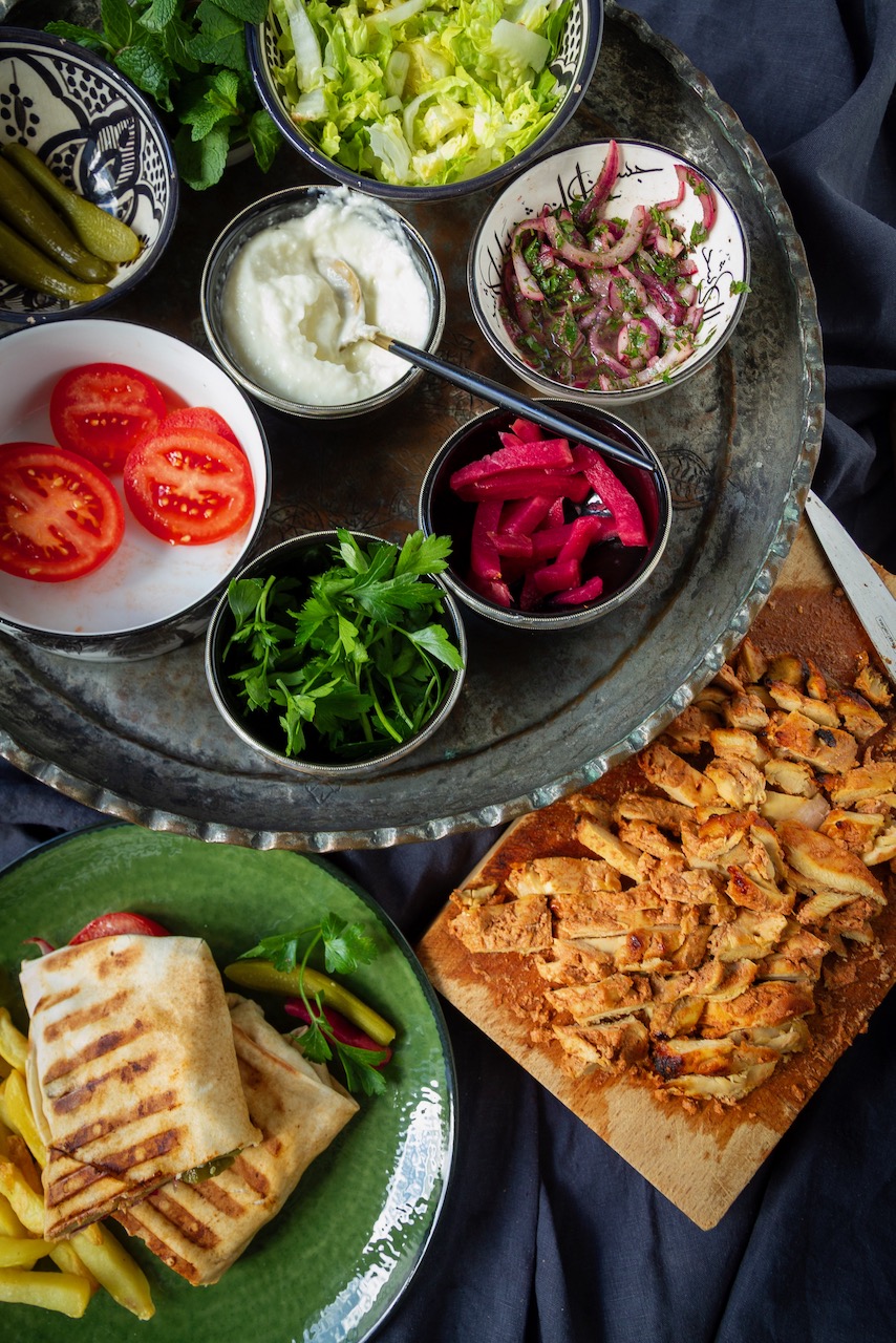 Chicken Shawarma with PIO Corn-Fed Chicken from Otto Gourmet