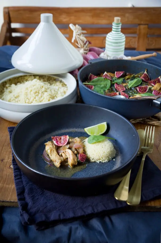 Khorak-e Anjir – Persian Chicken with Figs & Spinach