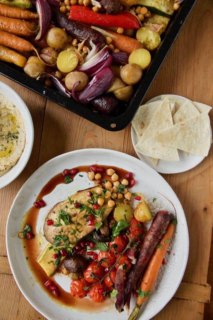 Easy Vegan Sheet Pan Persian-Style