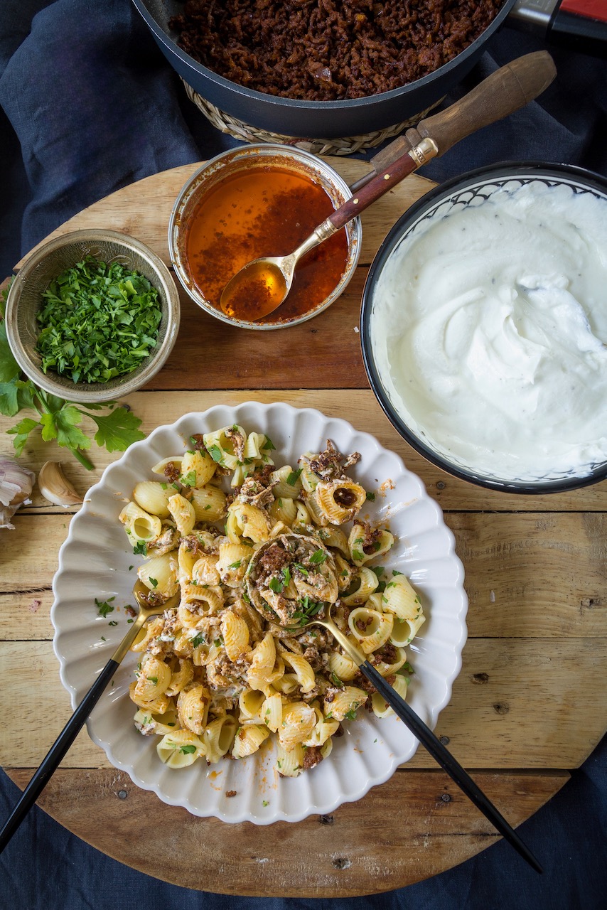 The Viral Turkish Pasta Recipe aka Yalancı Mantı
