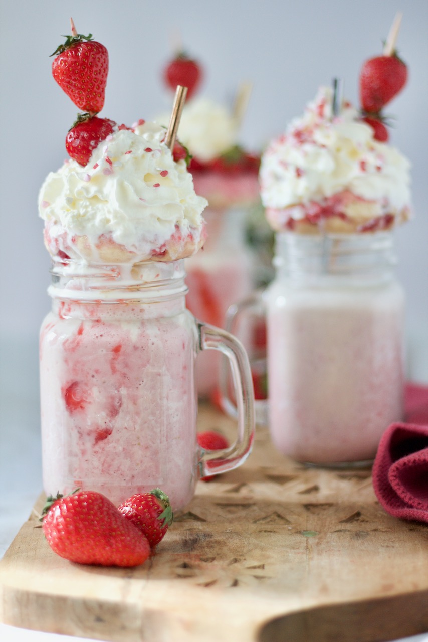 The Ultimate Strawberry Monster Shake Recipe