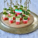 Panir Hendevaneh – Persian Watermelon and Feta Skewers