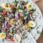 Piyaz – Giant White Bean Salad | سالاد لوبیا سفید