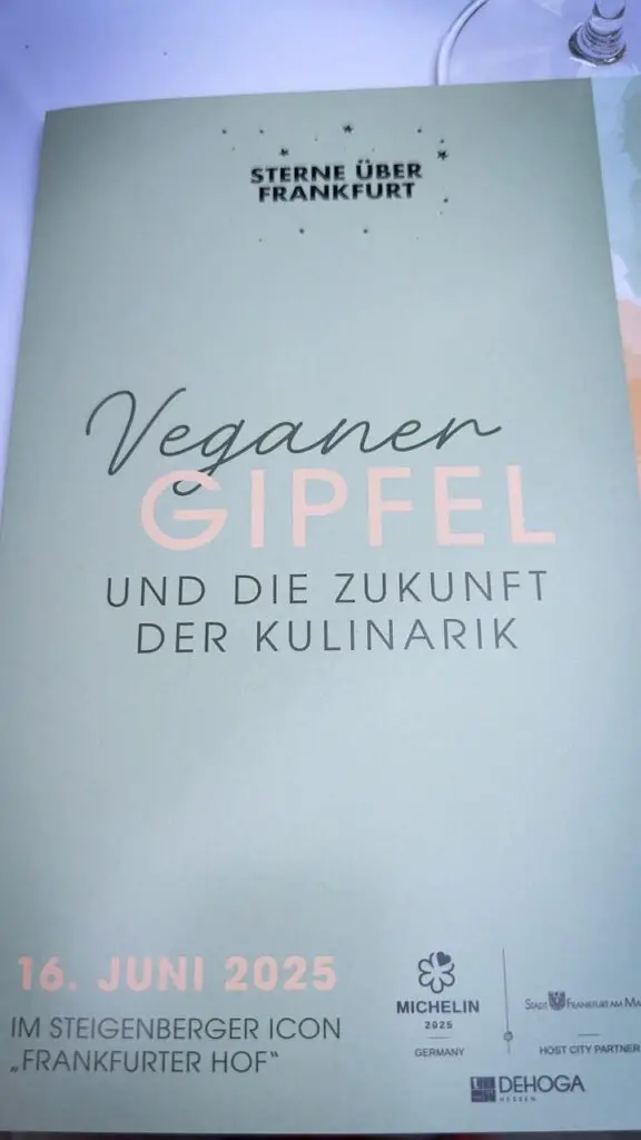 Vegan Summit and the Future of Food at the Frankfurter Hof
