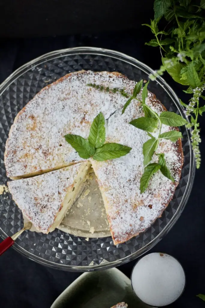 Flaó de Ibiza - Mint Cheesecake