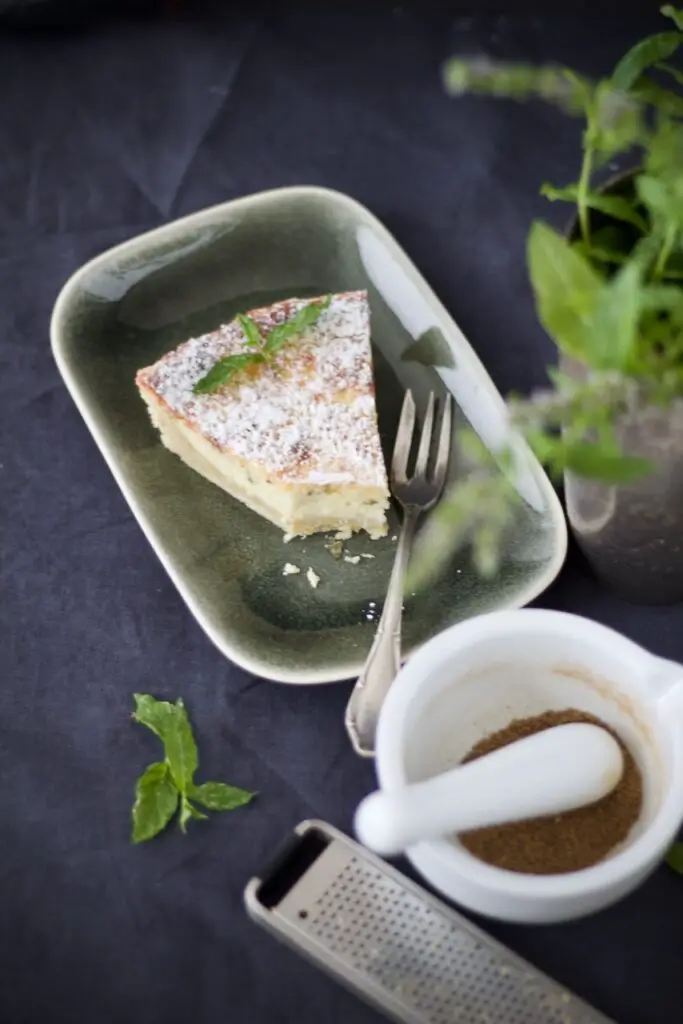 Flaó de Ibiza - Mint Cheesecake
