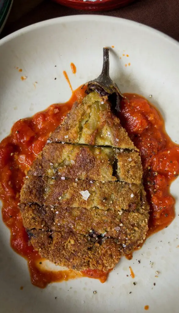 Crispy Middle Eastern Eggplant Schnitzel