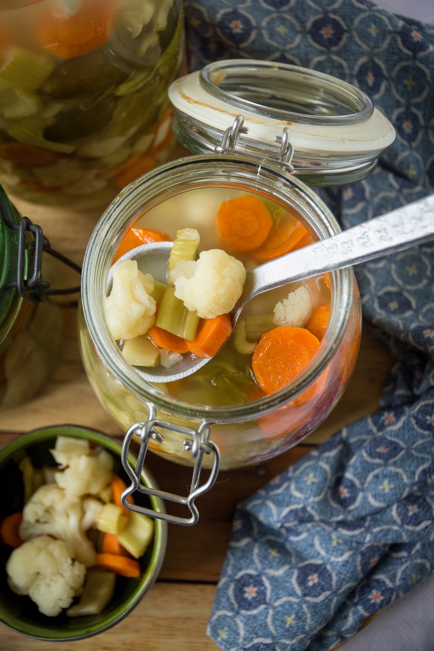 Shoor-e Makhloot – Persian Mixed Fermented Vegetables