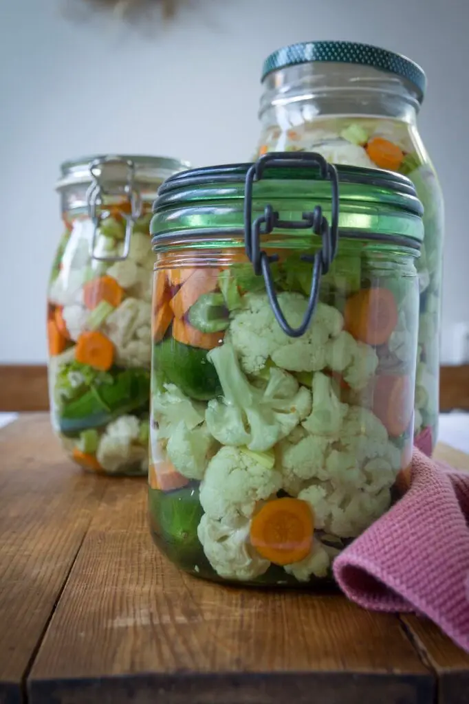Shoor-e Makhloot – Persian Mixed Fermented Vegetables