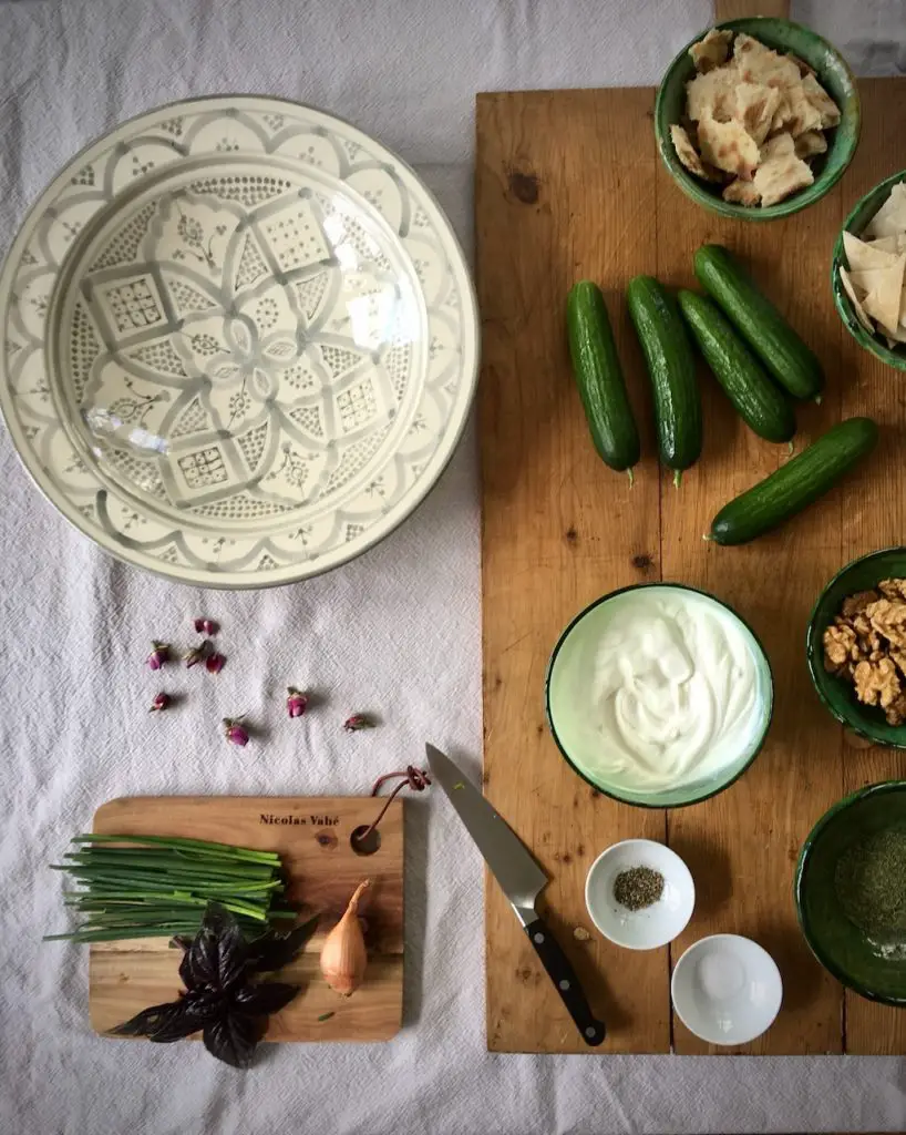 Persische kalte Joghurtsuppe - Abdough Khiar - Labsalliebe