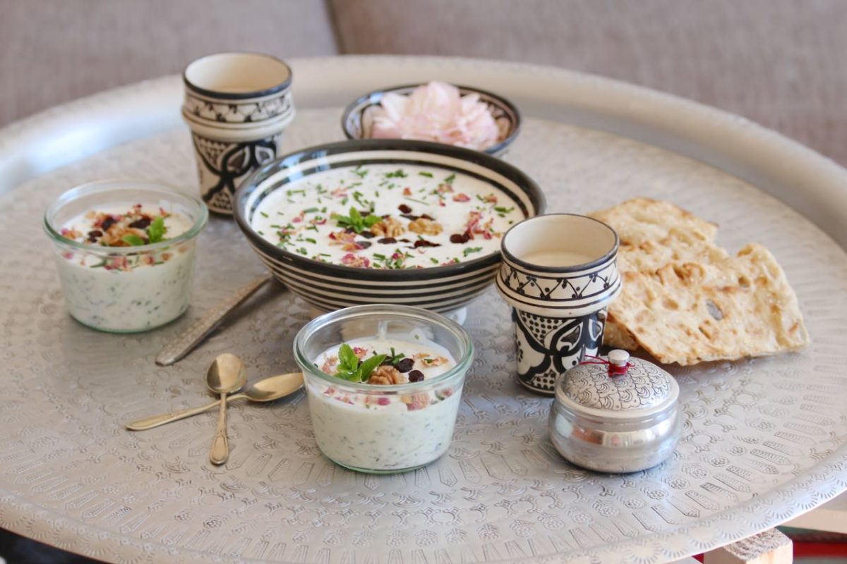 Persische kalte Joghurtsuppe - Abdough Khiar - Labsalliebe